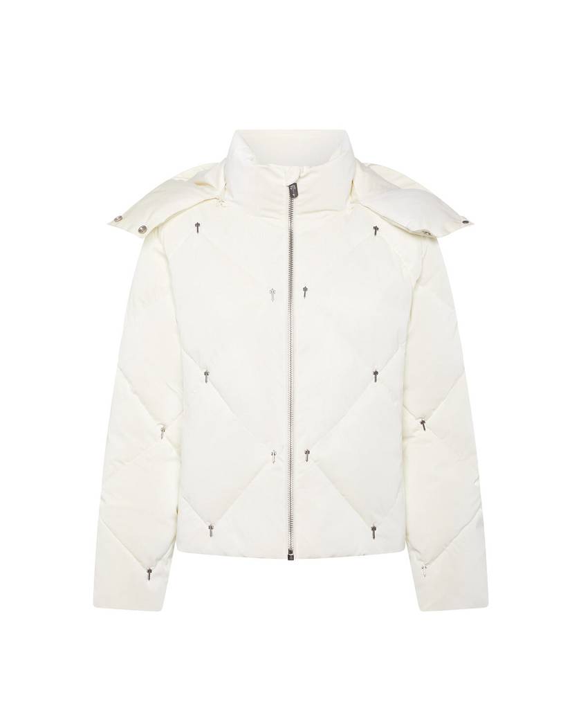 Trapstar London Women’s Chesterfield Irongate T Puffer Bílé | TS-65163
