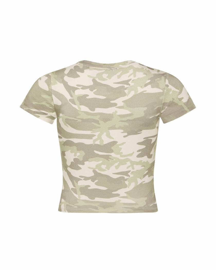 Trapstar London Womens Desert Camo Irongate Baby Tee Růžové | TS-65128