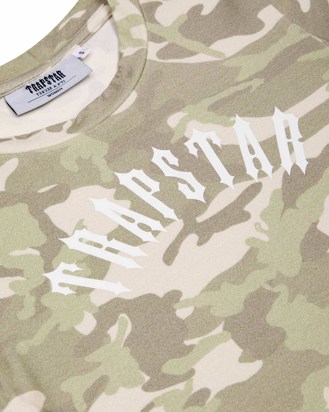 Trapstar London Womens Desert Camo Irongate Baby Tee Růžové | TS-65128