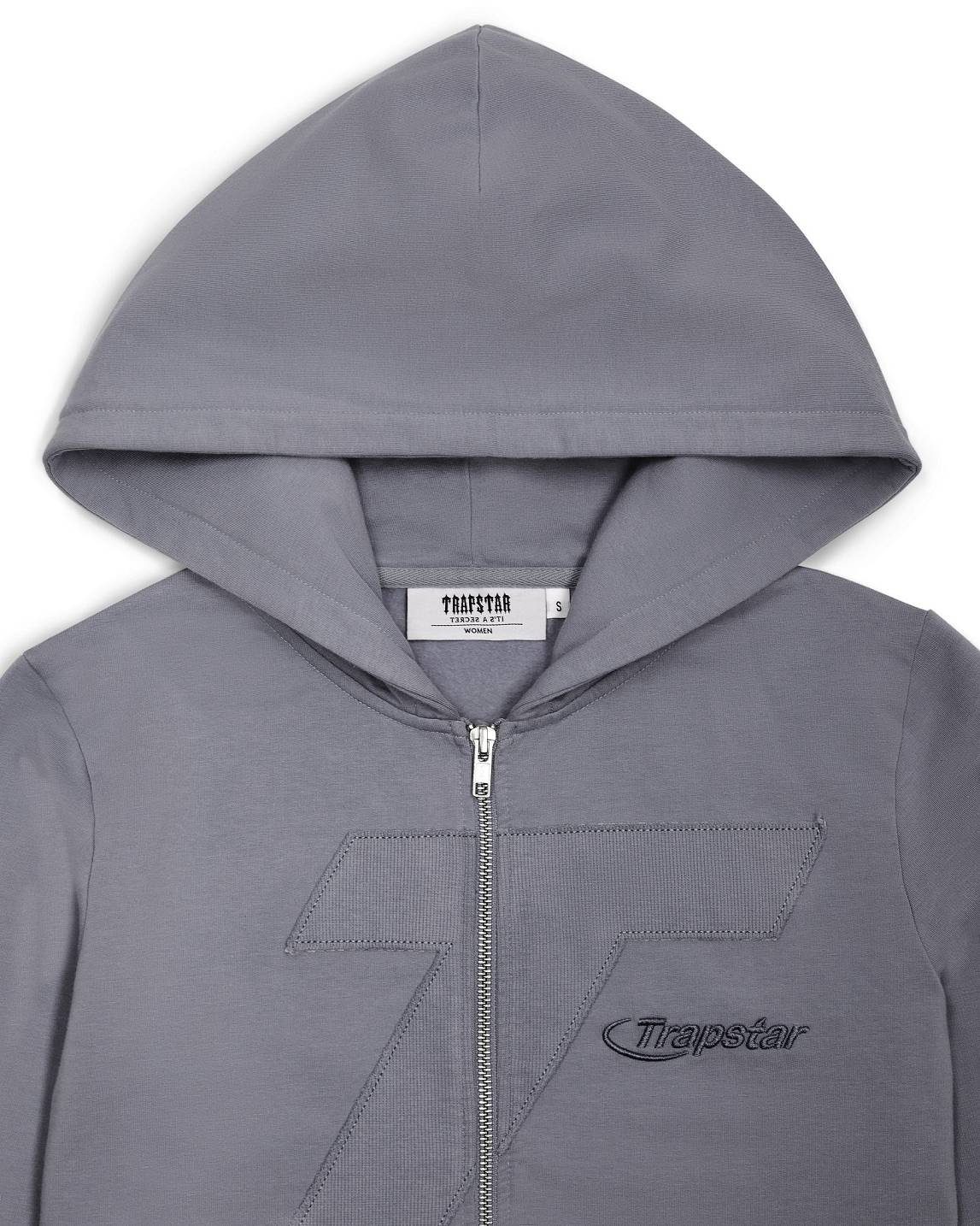Trapstar London Womens Hyperdrive Rib Panel Zip Hoodie Černé | TS-65145