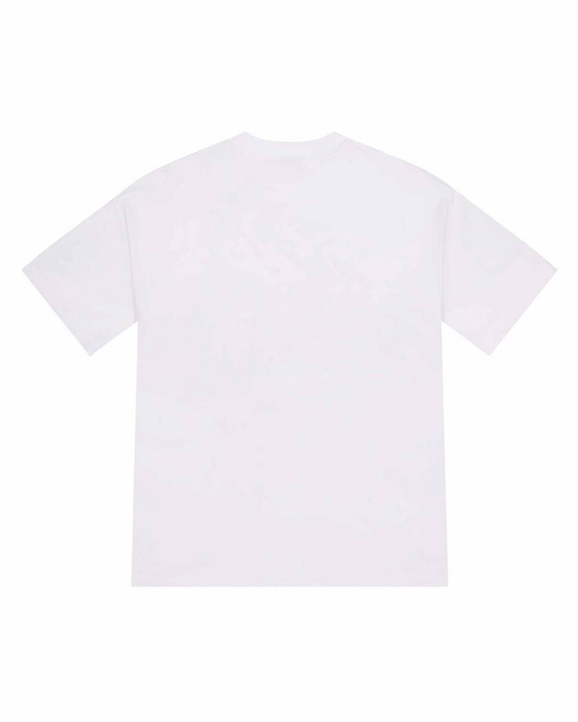 Trapstar London x Ed Hardy Arched Eagle Tee Bílé | TS-65232