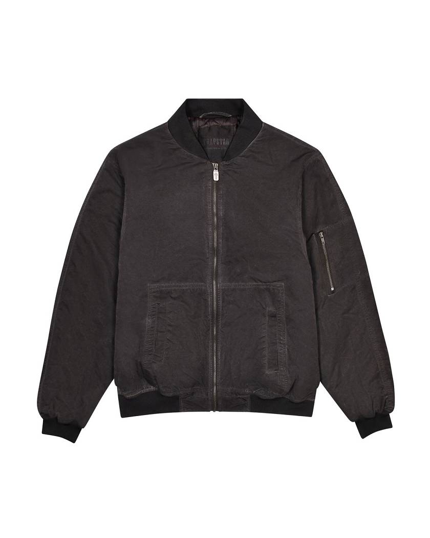 Trapstar London x Ed Hardy Bomber- Black Černé | TS-65455