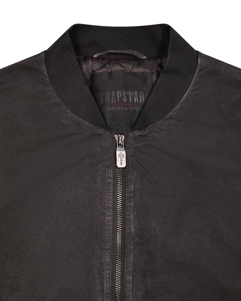Trapstar London x Ed Hardy Bomber- Black Černé | TS-65455