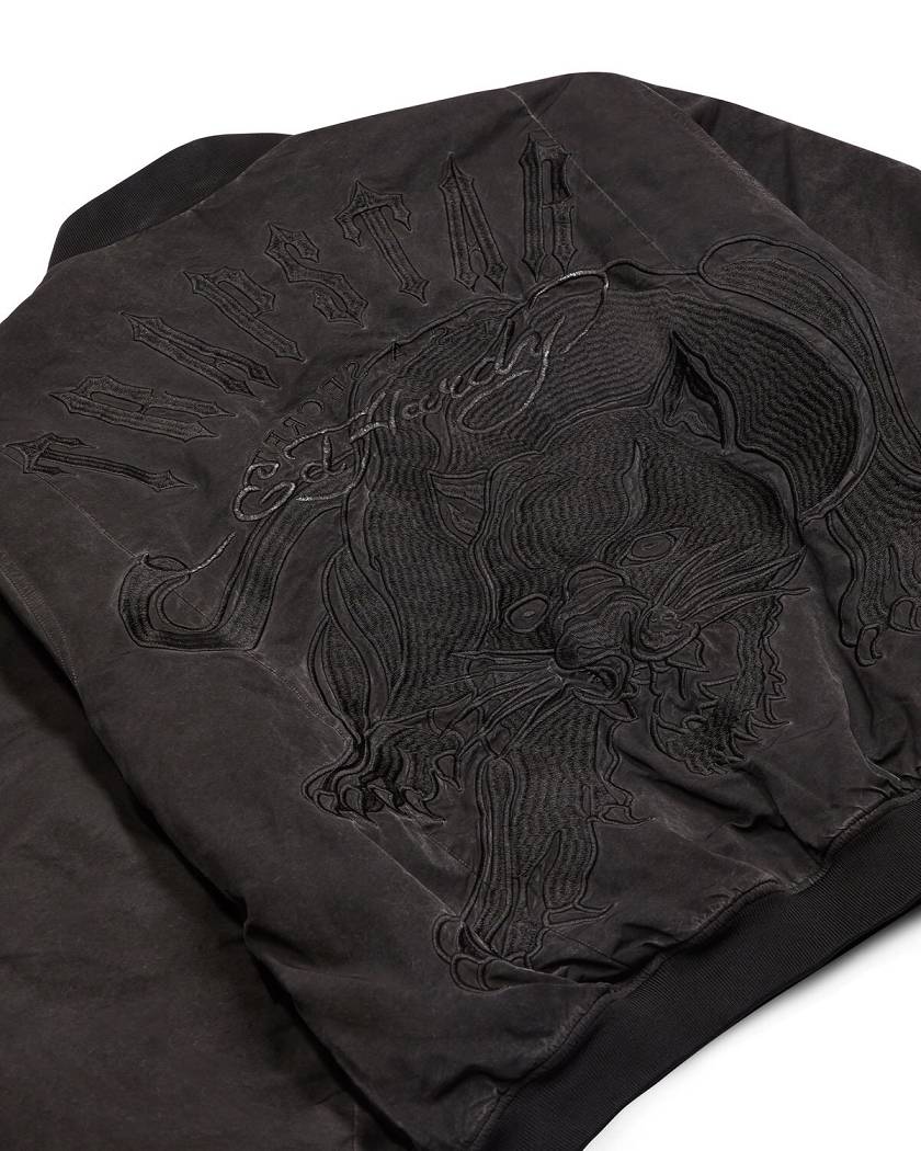Trapstar London x Ed Hardy Bomber- Black Černé | TS-65455
