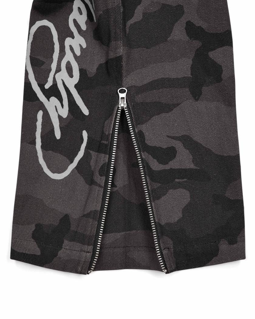 Trapstar London x Ed Hardy Cargos Černé Maskáčové | TS-65319