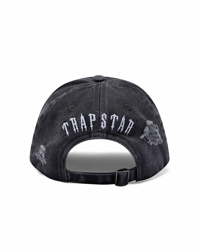 Trapstar London x Ed Hardy Cross Cap Šedé | TS-65196