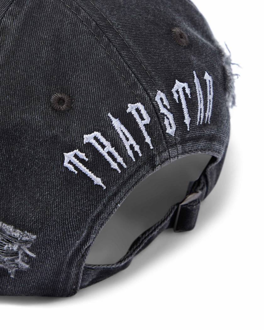 Trapstar London x Ed Hardy Cross Cap Šedé | TS-65077