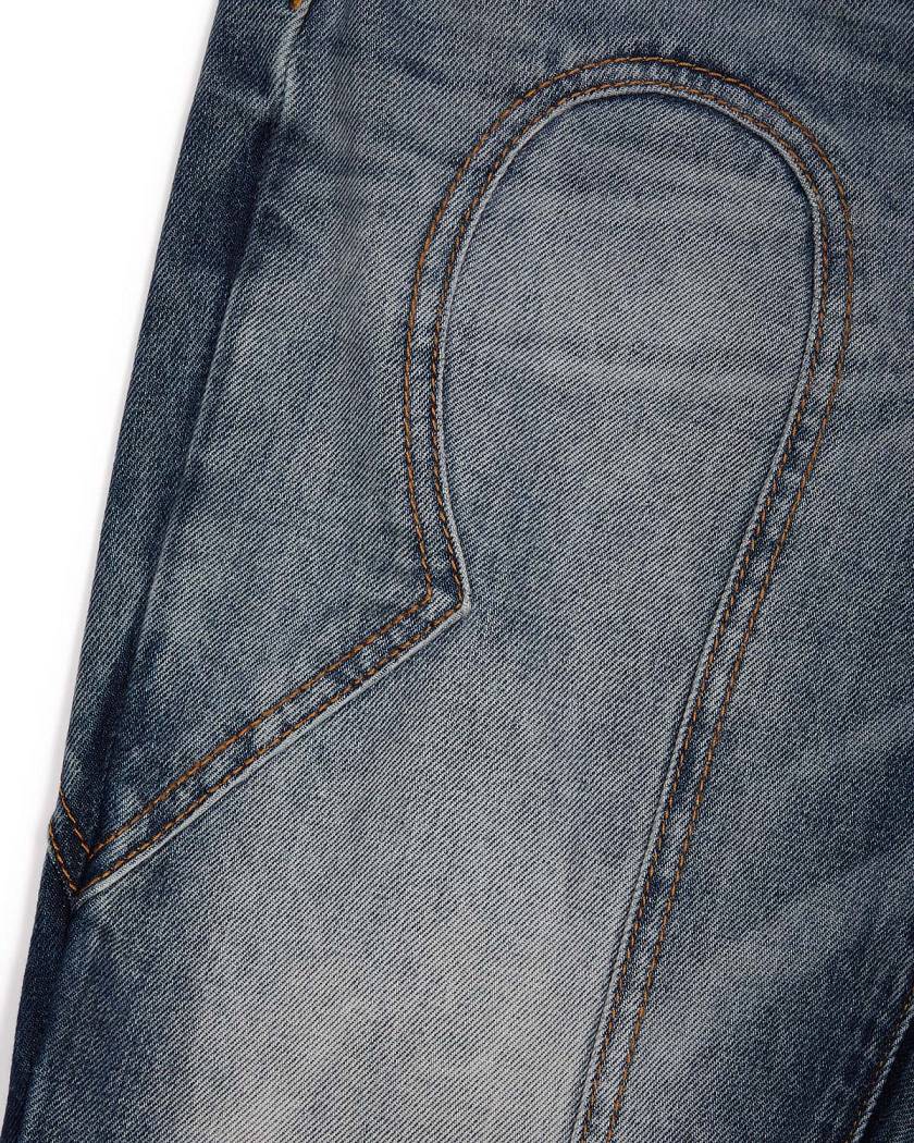 Trapstar London x Ed Hardy Denim Jeans Blankyt | TS-65318