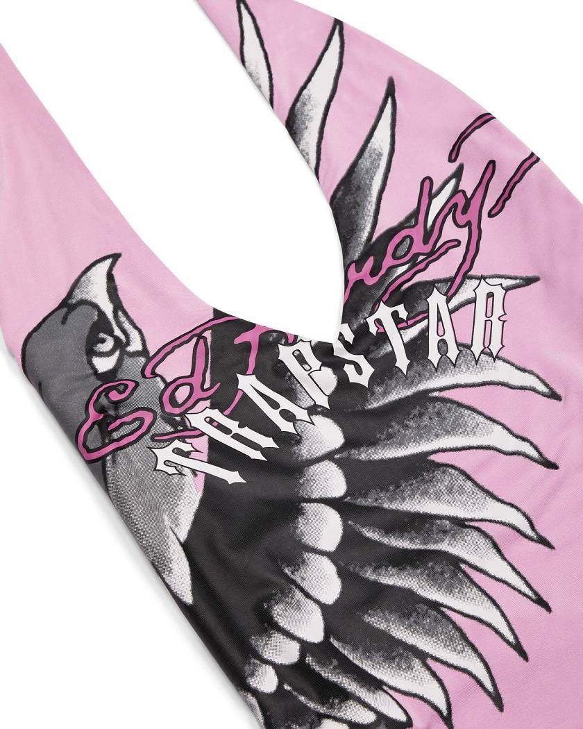 Trapstar London x Ed Hardy Dress Růžové | TS-65104