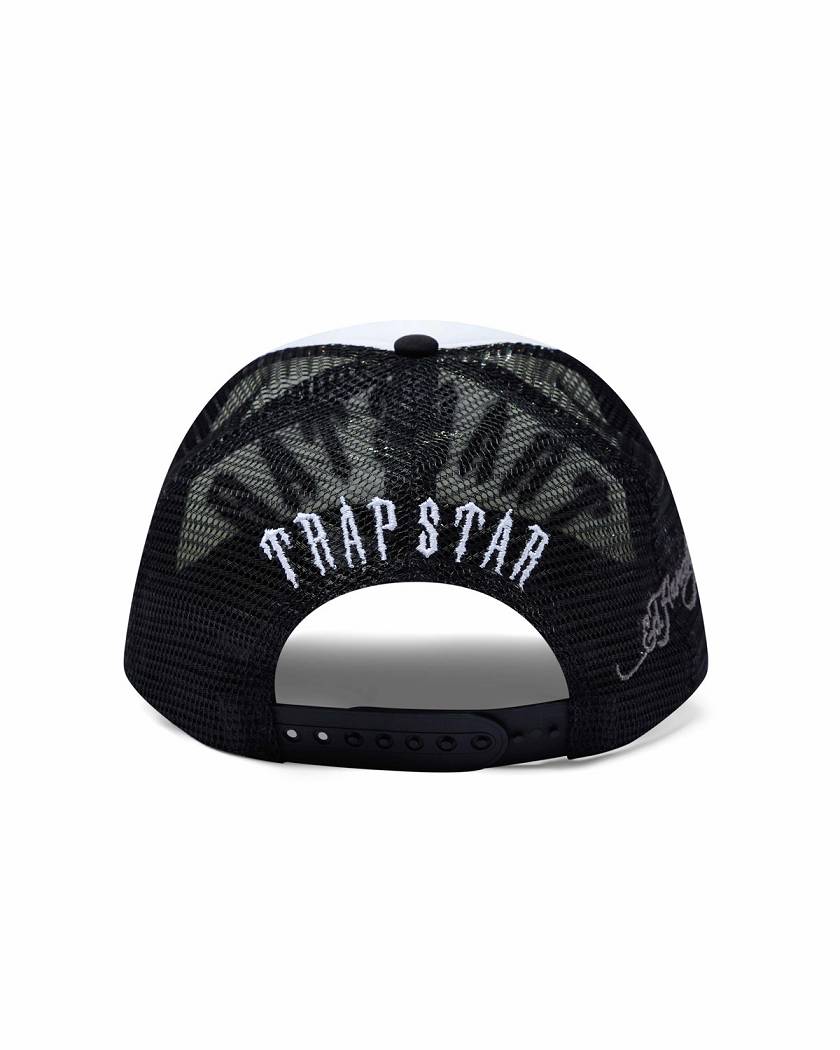 Trapstar London x Ed Hardy Irongate Arch Cap Černé | TS-65078