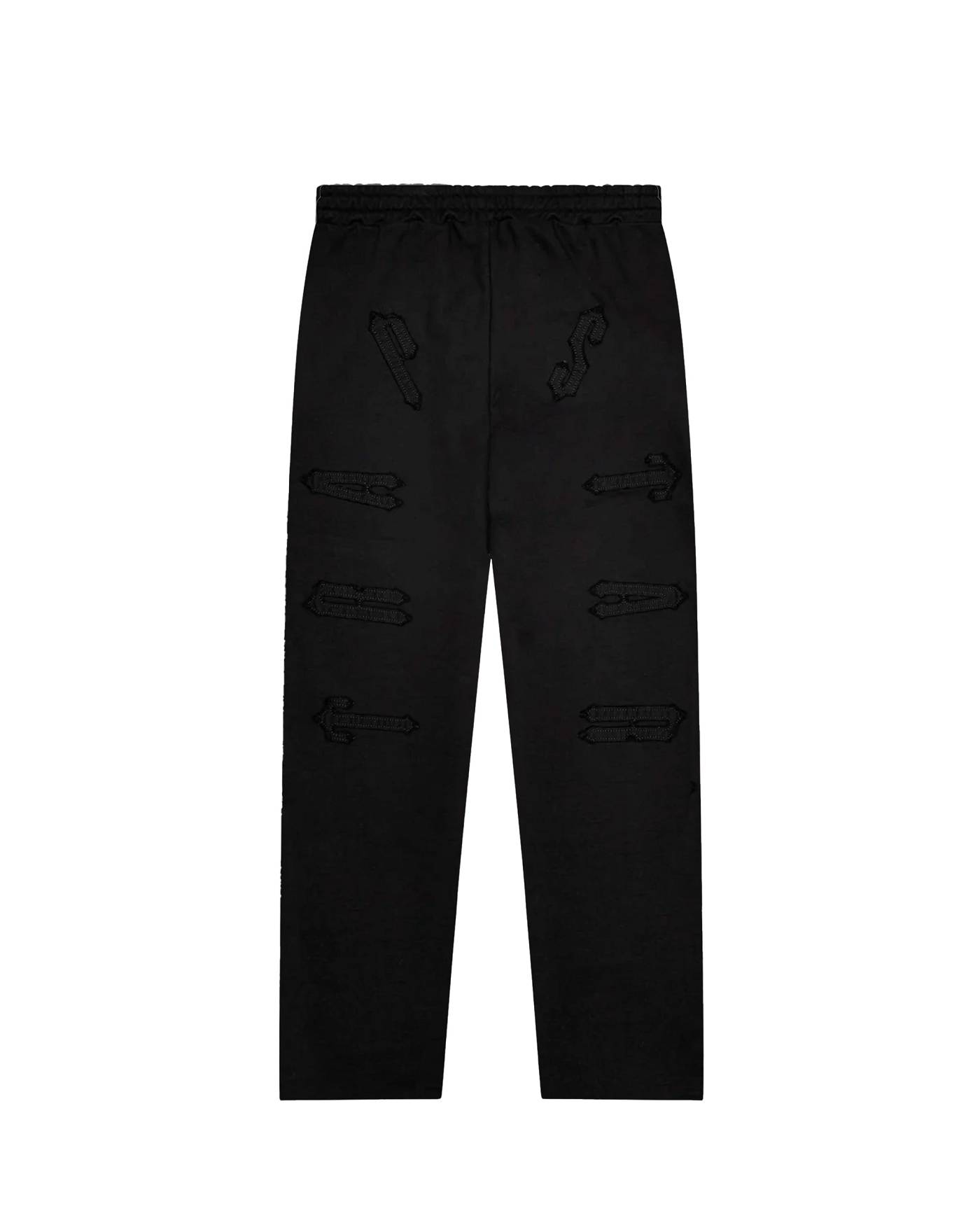 Trapstar London x Ed Hardy Irongate Patchwork Jogger Černé | TS-65326
