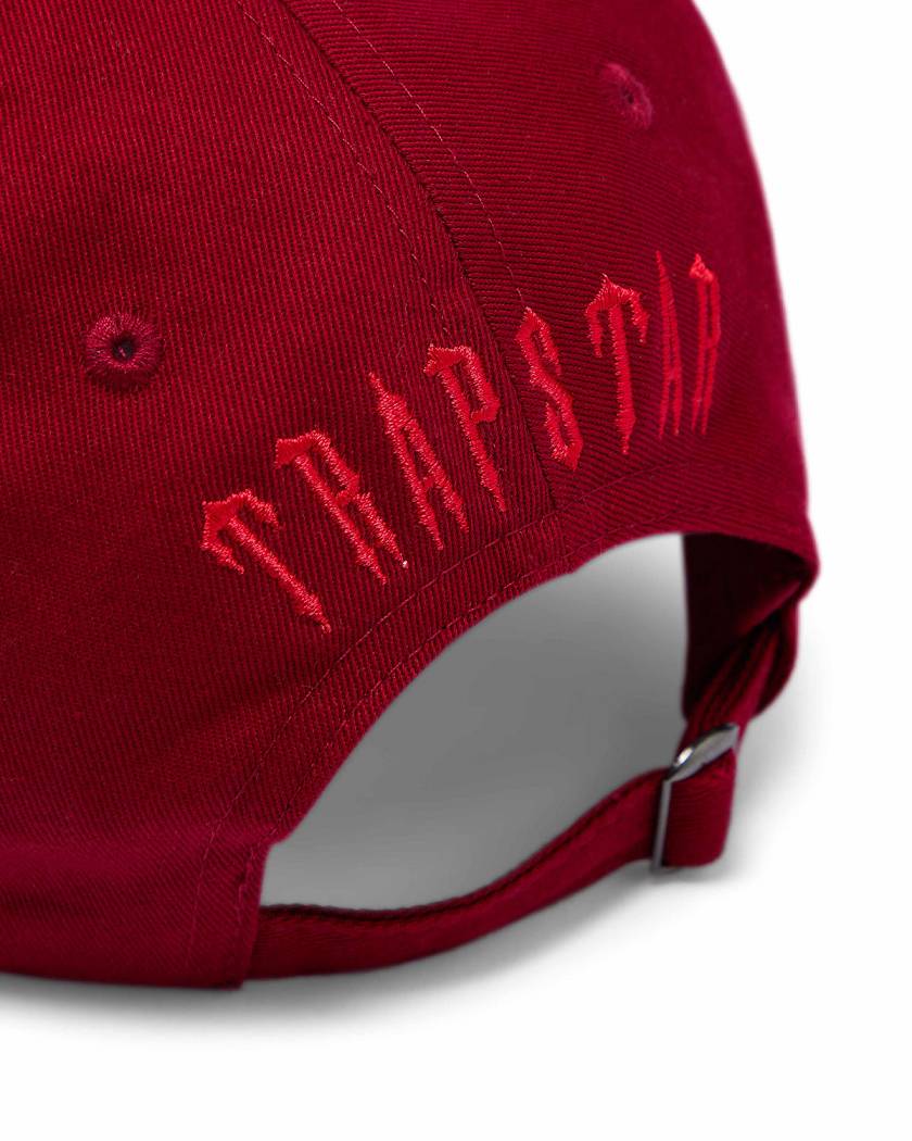 Trapstar London x Ed Hardy Irongate T Cap Červené | TS-65080