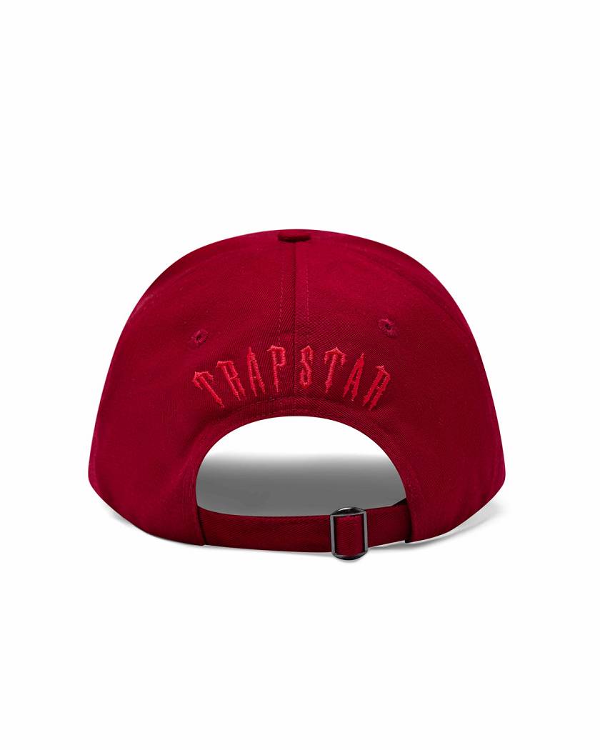Trapstar London x Ed Hardy Irongate T Cap Červené | TS-65080