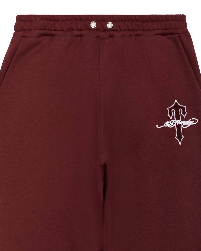Trapstar London x Ed Hardy Jogger Červené | TS-65327
