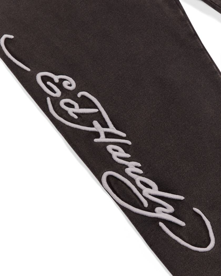Trapstar London x Ed Hardy Script Jogger Šedé | TS-65328