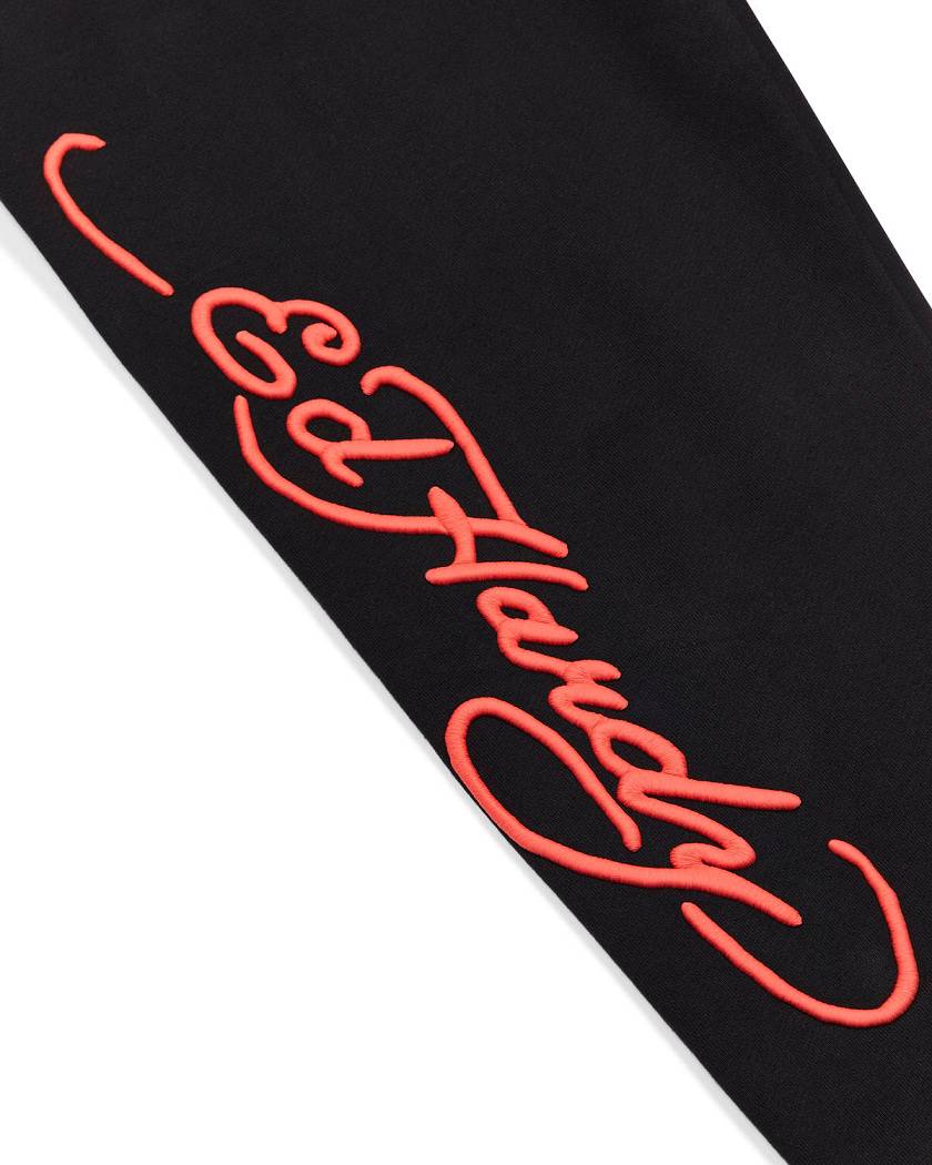 Trapstar London x Ed Hardy Script Jogger Černé | TS-65405
