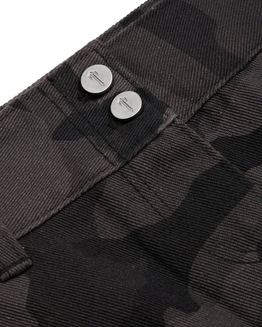 Trapstar London x Ed Hardy Skirt Černé Maskáčové | TS-65100